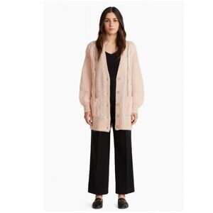 ST. ROCHE Wool Mohair Knit Cardigan
